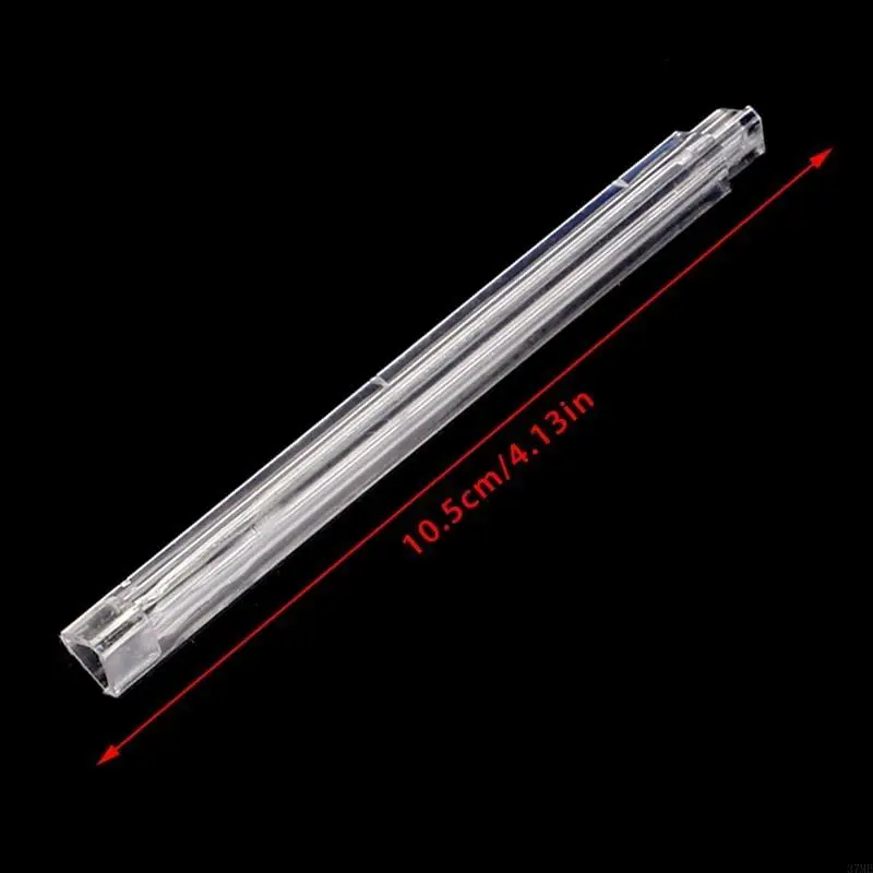 37ME Air Bubble Wall Oxygen Diffusing Plastic Bar 6 Pieces 4 Inches Clear Tubes