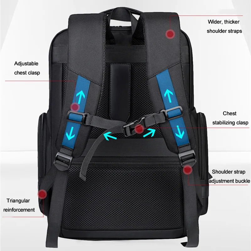 الحد الأدنى عالية السعة متعددة مقصورة رجال الأعمال على ظهره دائم الرجال حقيبة السفر الرجال ركاب على ظهره