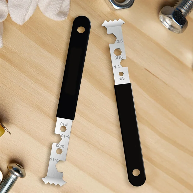 HLZS-마이크로-투스 그루브 포장재 제거 도구 2-in-1 육각 렌치 포함, 2개 세트 포장재 제거 도구 이중 조인트 스크레이퍼 기능