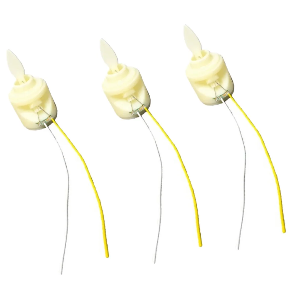 3個入り-ゆらめく炎の電子キャンドルライト-pcb基板-スイングモード付き-100mmワイヤー長-キャンドル-32v、37v、5v電源対応