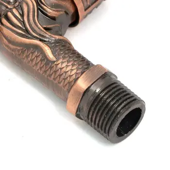 Starožitný bronzový dekorativní venkovní kohoutek na pračku, vintage zahradní kohoutek, nástěnný kohoutek na mop, slitina Zine 6 nejlepší prodej dekorativní zahradní kohoutky - №3