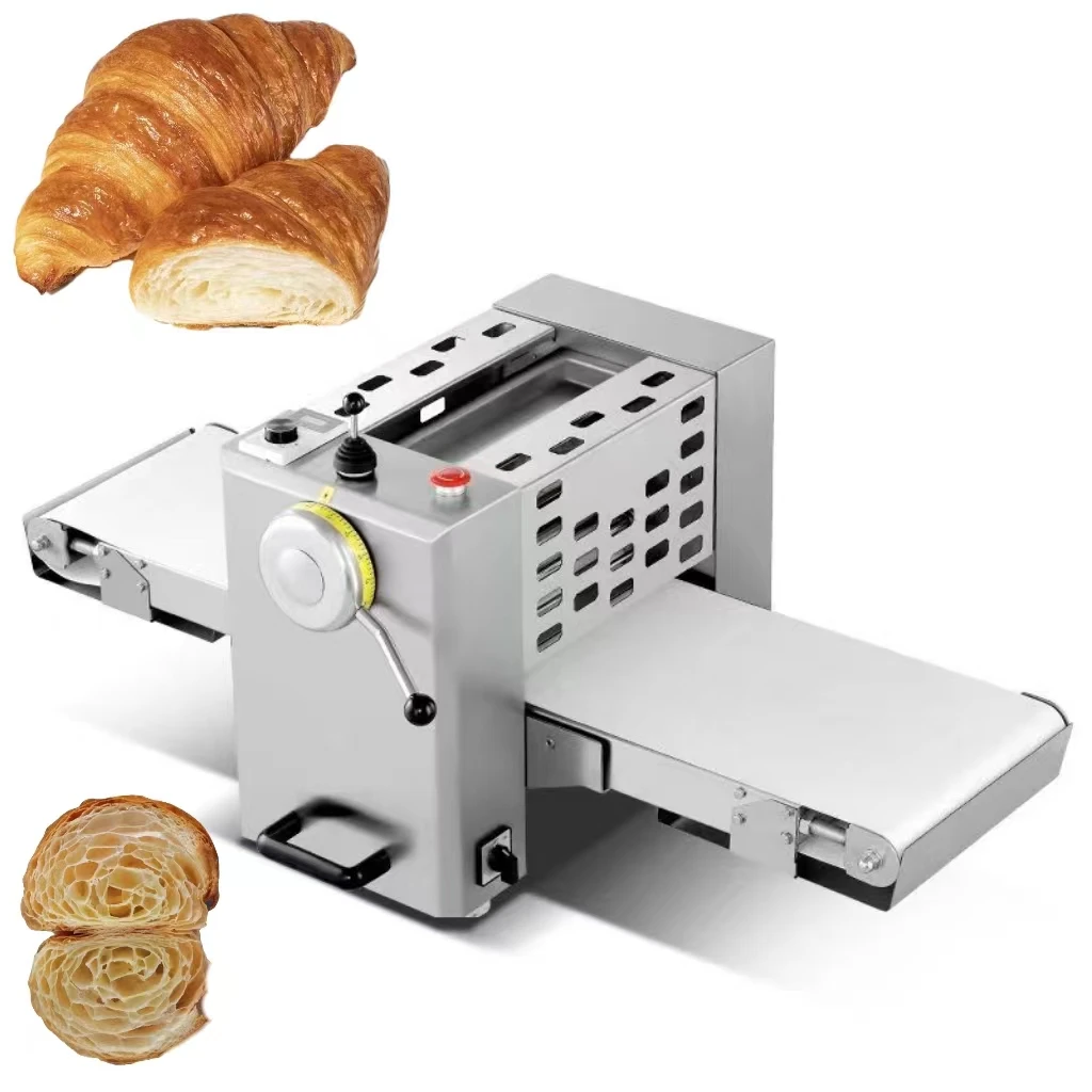 Professional Electric Pastry Bread Dough Sheeter Kneader Bakery Laminator laminoir Making Machine