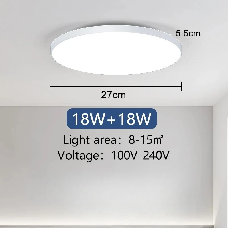 

36W Led Ceiling Lamps 220V Dimmable Modern Led Ceiling Lights Waterproof Lights Bedroom Living Room Indoor Lighting Fixtures LED