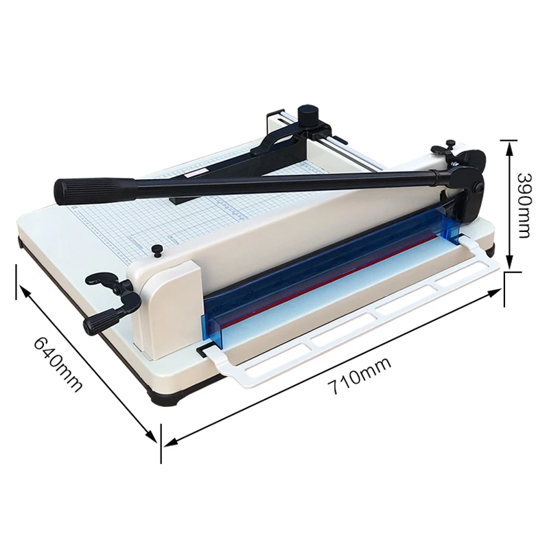 858 A3 ギロチン式紙断裁機 トリマー 重量級 手動ペーパーカッター 紙断裁機 A3 A4対応