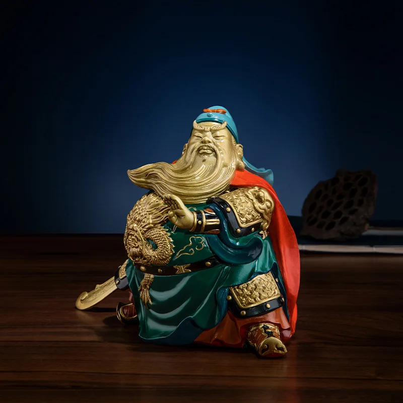 Ornament for Living Room Gift Megatron Car-mounted Guan Gong Wu God Entrance Second Lord Home Protection Wealth Attractin