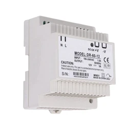 Din Rail Power Supply 60W 12V Ac Dc Converter Dr-60-12 Power Supply 12V 60W Good Quality