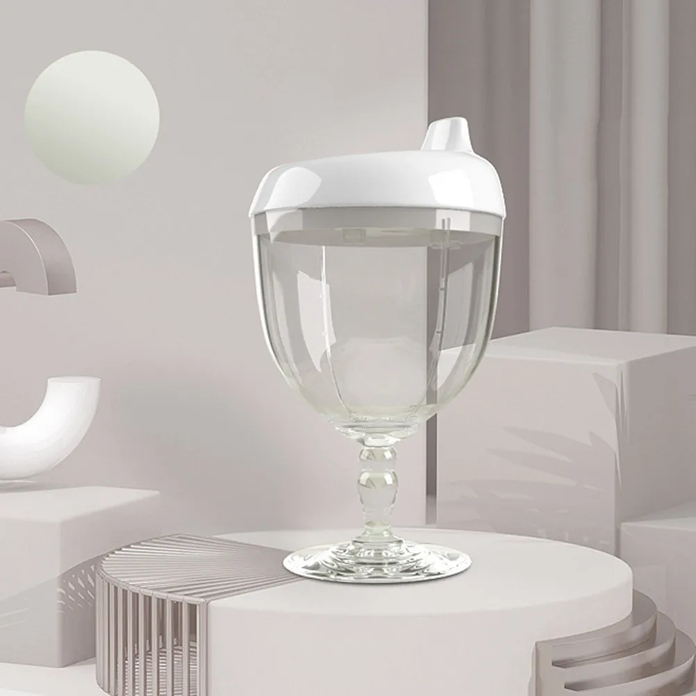 

Детская непроливаемая чашка для сока и молока с крышкой из полипропилена, 150 мл, легко переносимая, без проливания, для обучения питью, детская посуда