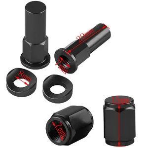 Dirt Bike Lock -Muttern, Raumschiffschrauben, CRF 250R 250R 250X 250X 250X 250 450RX 250RX CR 125 250 CR250 10 Hauptverkäufe CARETA CRF 250 - №9