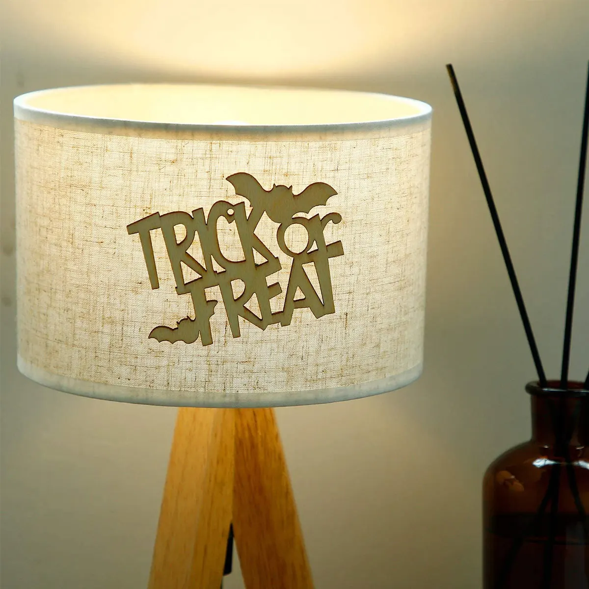 

20 Pcs The Banner Wooden Pendant Decorative Halloween Decorations outside Props