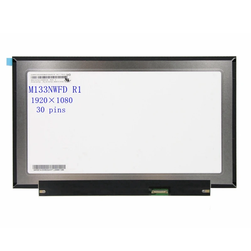 Fhd Ips Matriz 30 Pinos 13.3 Polegada M133nwfd-r1 Tela Lcd M133nwfd r1
