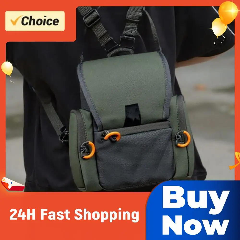 

Бинокулярный нагрудный ремень с чехлом для дальномера и дождевиком. Нагрудный ремень для бинокля с дождевиком для охоты.