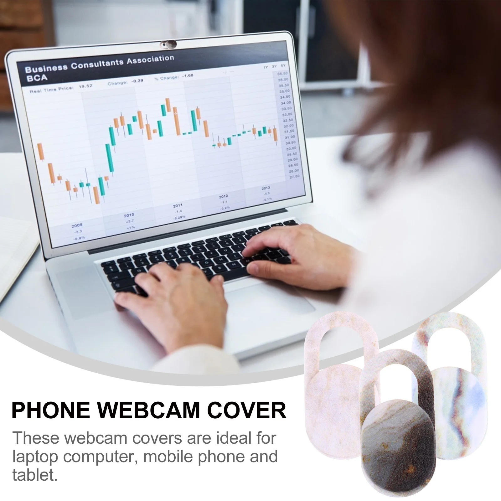 3Pcs Plastic Webcam Slide Cover for Laptop Phone Protector Sliding Privacy Cover Anti-Spying Phone Slide