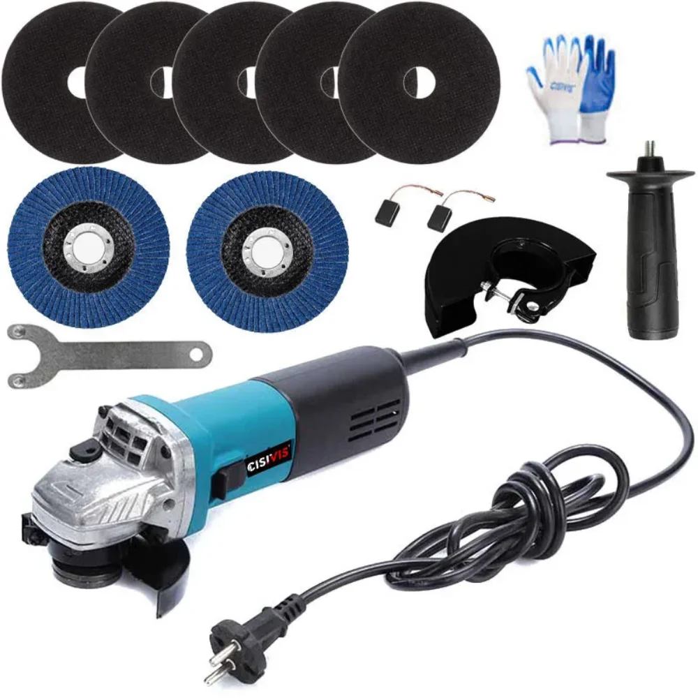 Angle Grinder 125mm 5 inch 710W 11000rpm Electric Grinding Sander Corded Power