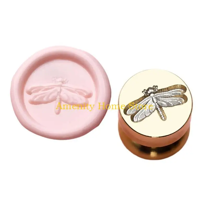 F26C Elephant Sealings Wax Stamp Animal Wax Seal Stamp Brass Stamp for DIY Scrapbooking Wedding Engagement Party Invitation