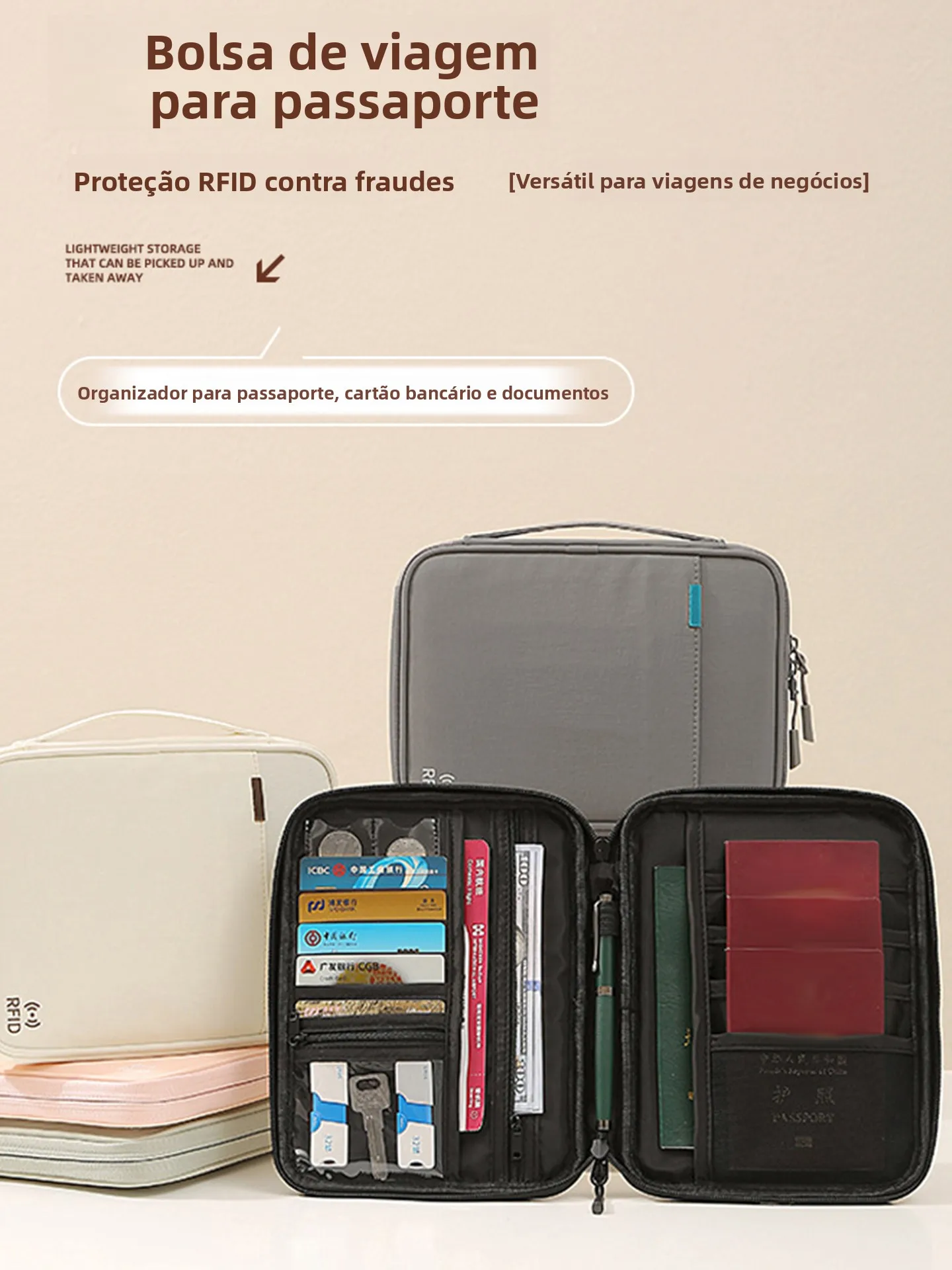 portable-lightweight-commuting-travel-passport-boarding-pass-storage-bag-anti-theft-card-holder-casual-simple-style-for-adults