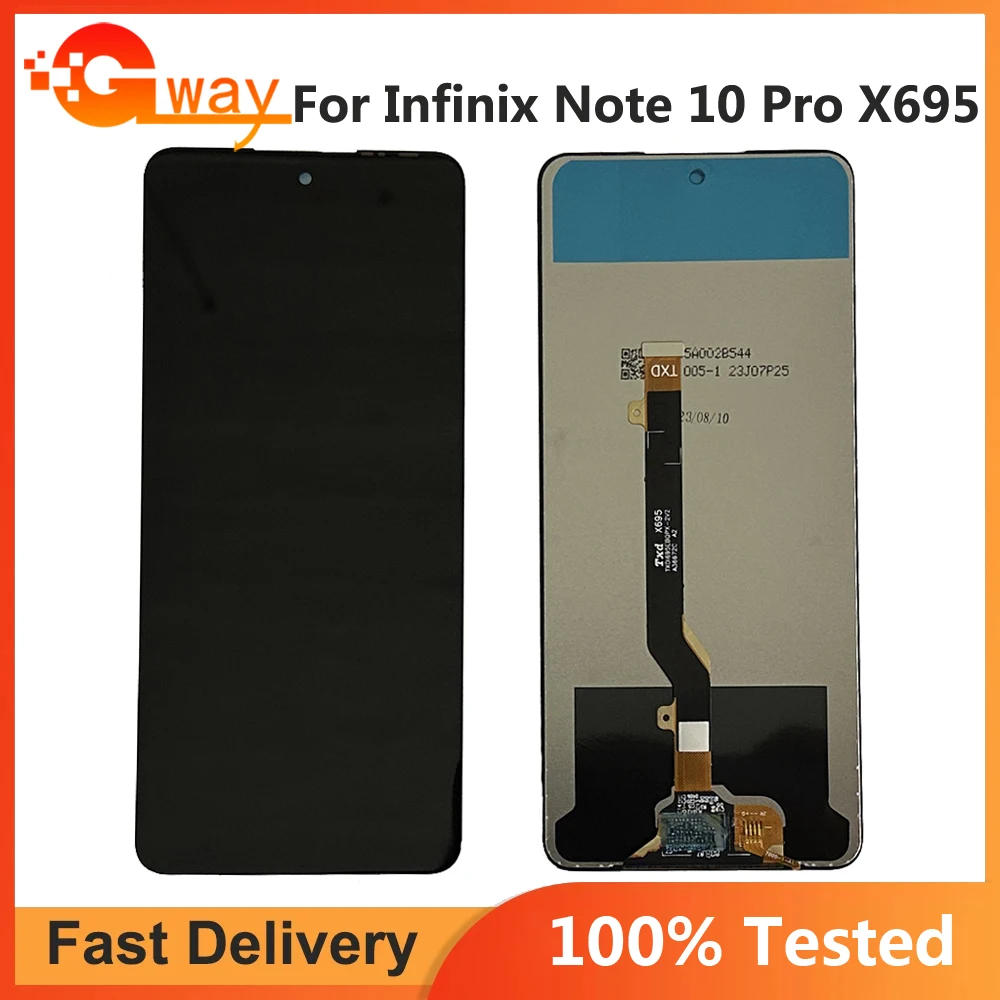 

6.95'' Tested For Infinix Note 10 Pro X695 LCD Display Touch Screen Digitizer Assembly For Infinix Note10 Pro NFC X695C LCD Part