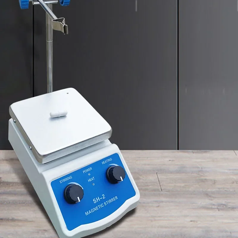 New Small Magnetic Stirrer US UK Australian European Regulation Stirrer Manufacturer Stepless Speed Regulation Magnetic Heating
