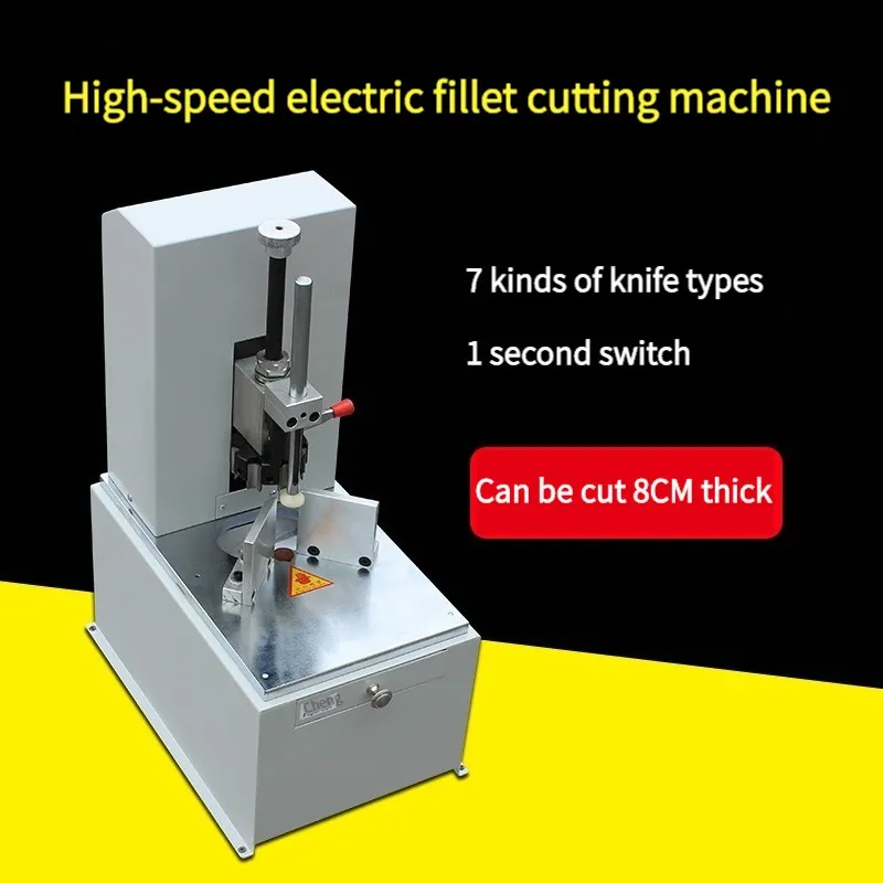 

Electric Round Corner Machine R3-9 Knife Paper Trimmer Automatic Fillet Paper Cutter Machine Speed 1400r/min 220V