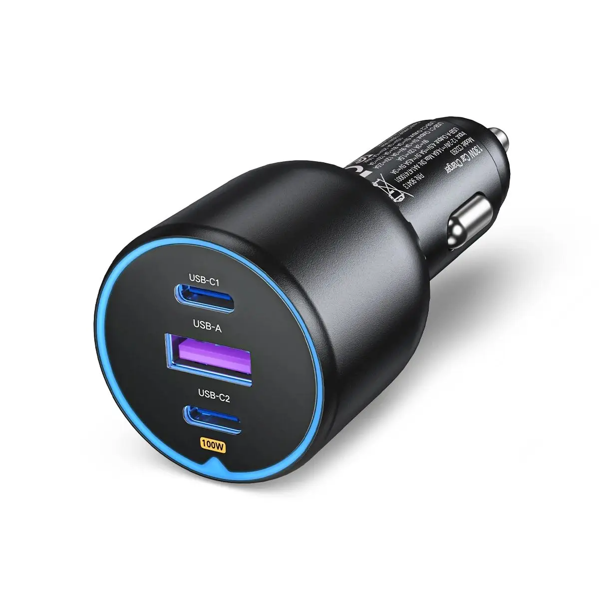 UGREEN 130W USB C Car Charger For Xiaomi iPhone 17 Samsung Galaxy S25 Laptops Tabet PD3.0 Fast Charg