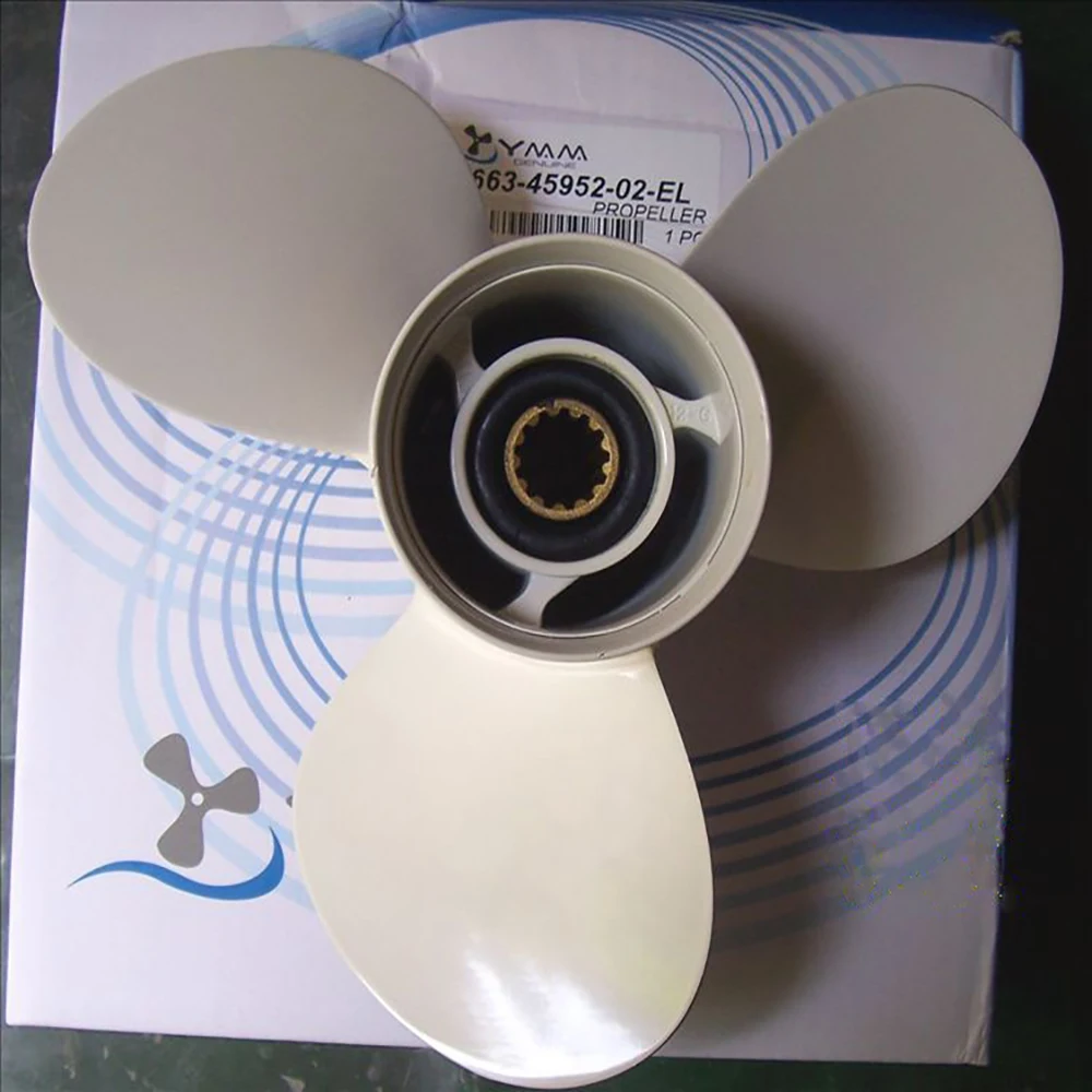 Top Quality  Propellers For Yamaha 2 stroke 40-50hp or 4 stroke 60hp   Outboard Engine Parts    11 3/8 x 12 made in Taiwan