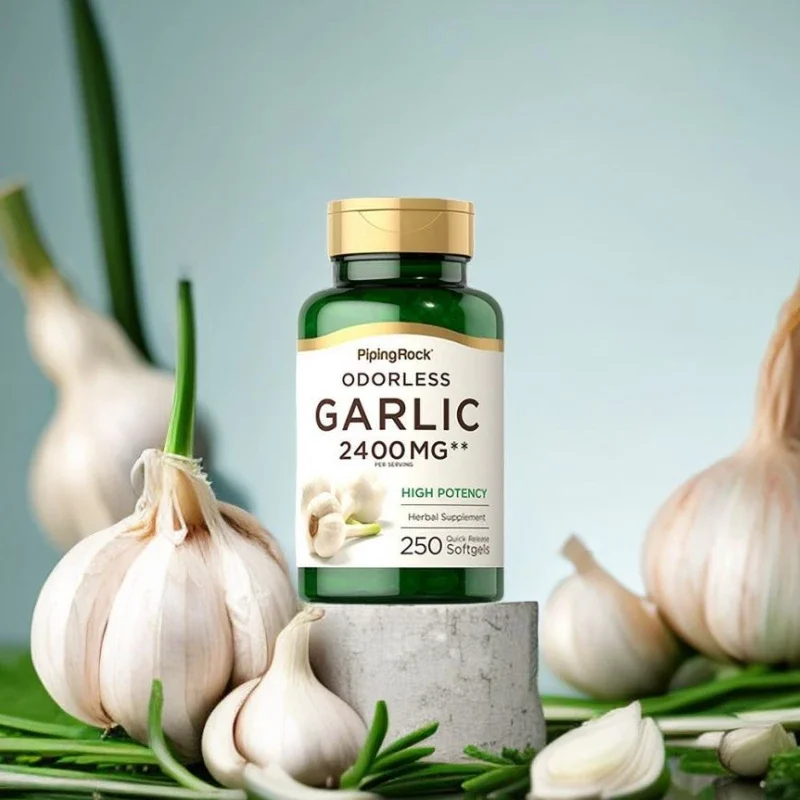 

Garlic Essential Oil Softgels, Garlic Extract Natural Antimicrobial, Anti-Inflammatory, Natural Health Supplements health food