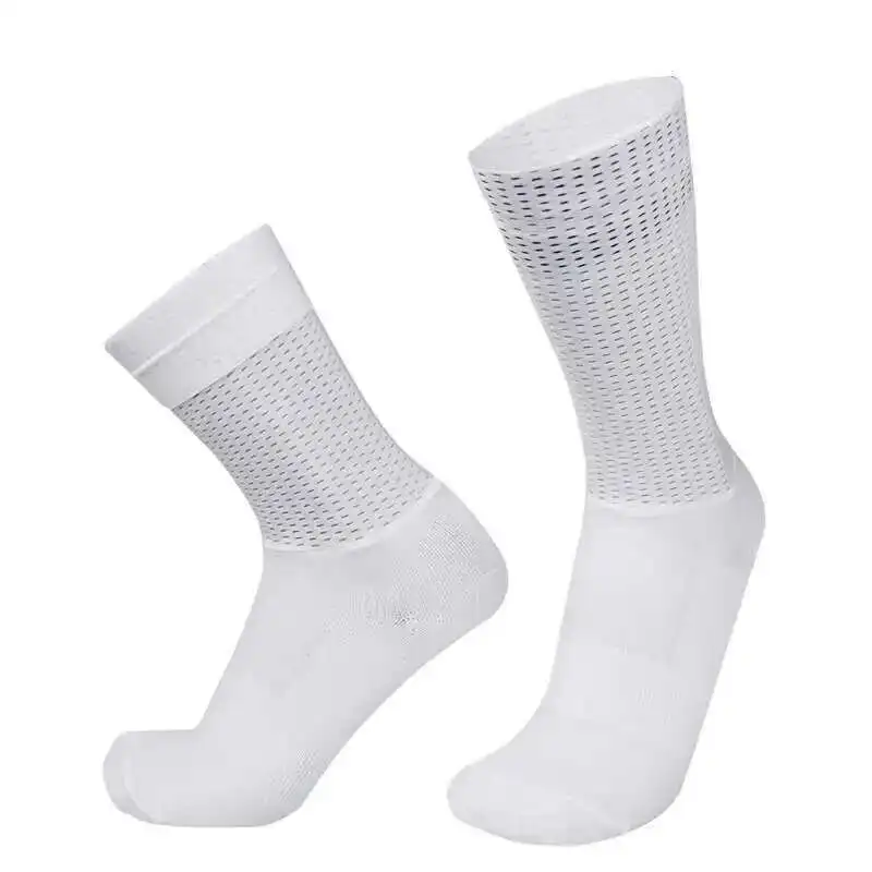 Aero Silica New Gel Summer Socks Bike Team Non-slip Cycling Breathable Pro Racing Sports Socks Men Women Calcetines Ciclismo