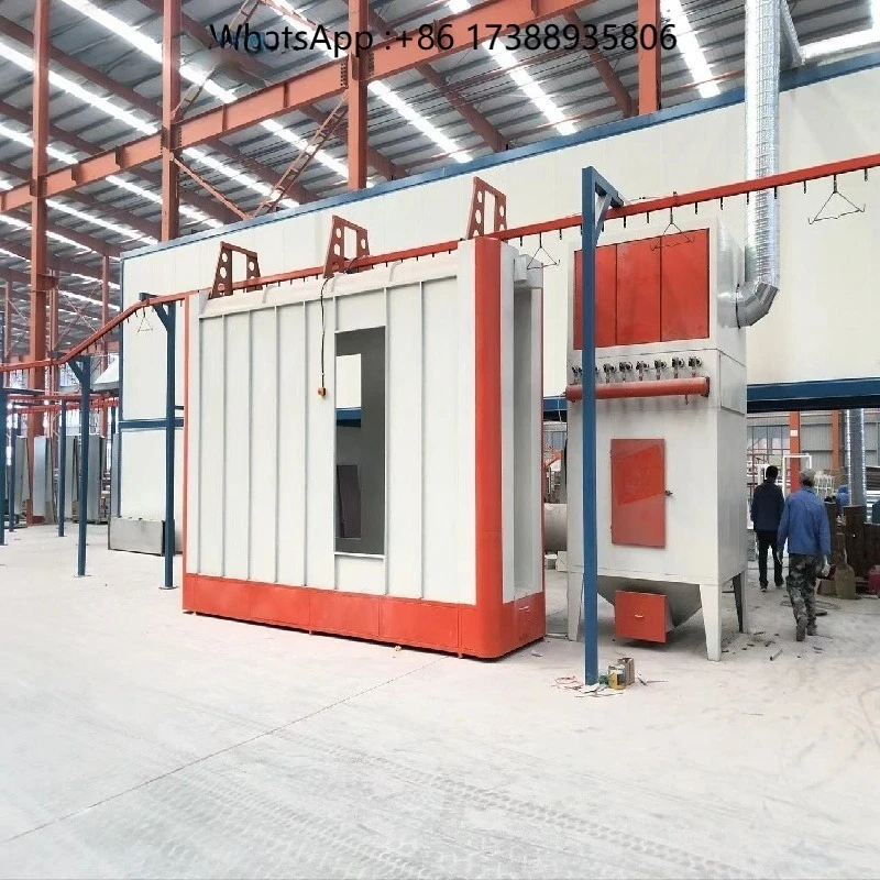 High Impact-resistant Automatic Steel Spraying Equipment for Garden Engineering Machinery Parts Anti-collision Powder Coating