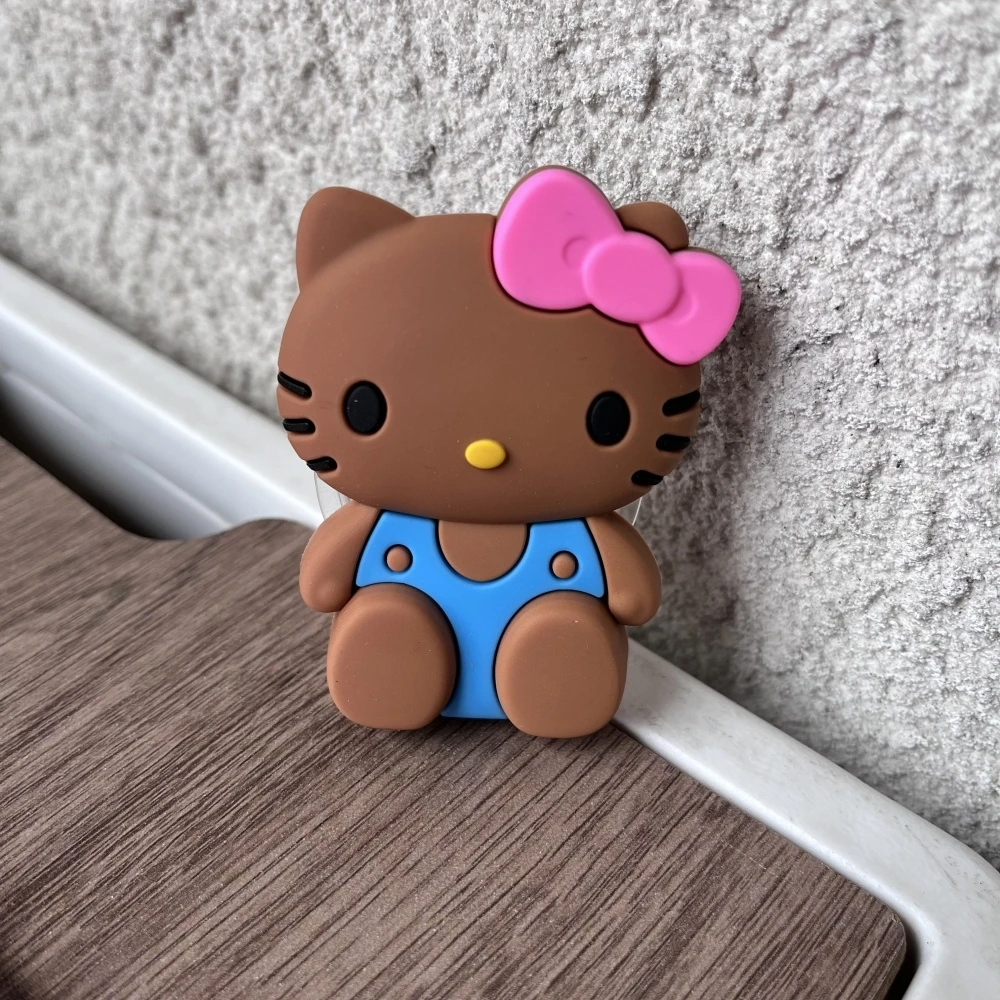 Cute Sanrio Hello Kitty Phone Holder Griptok Finger Ring Support For iPhone Samsung Cases Grip Tok Socket Bracket Girl Gift