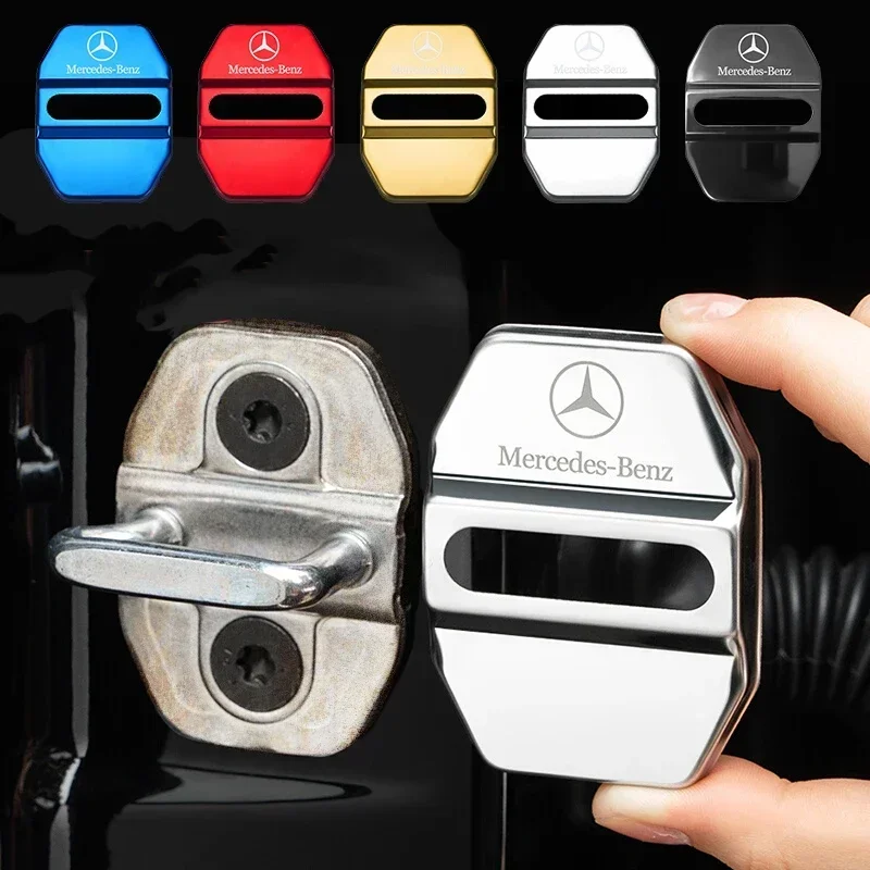 

Защитная накладка на замок двери автомобиля, защита от ржавчины, для Mercedes-Benz A, C, E, GLC-класса W166, W176, W205, W204, W213, W177