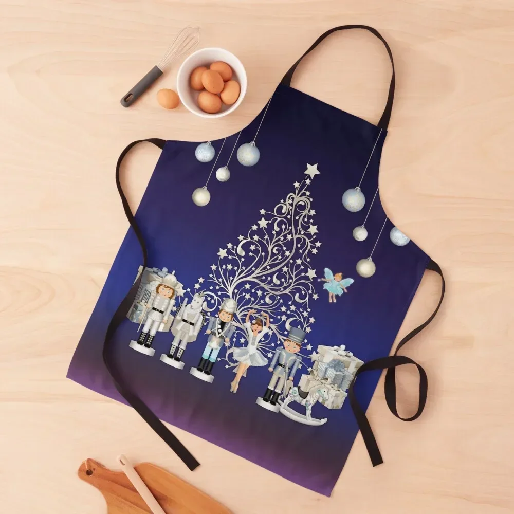 

Nutcracker Christmas Special - The Nutcracker Ballet Scene - Nutcracker Story on Christmas eve Apron Utensils For Kitchen Apron