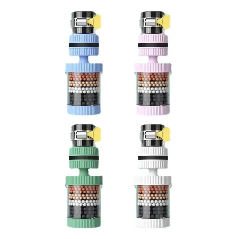 Removable 6-Layer Faucet Filter – Washable, Universal Splash-Proof Water-Saving Device for Clean Kitchen Tap Water