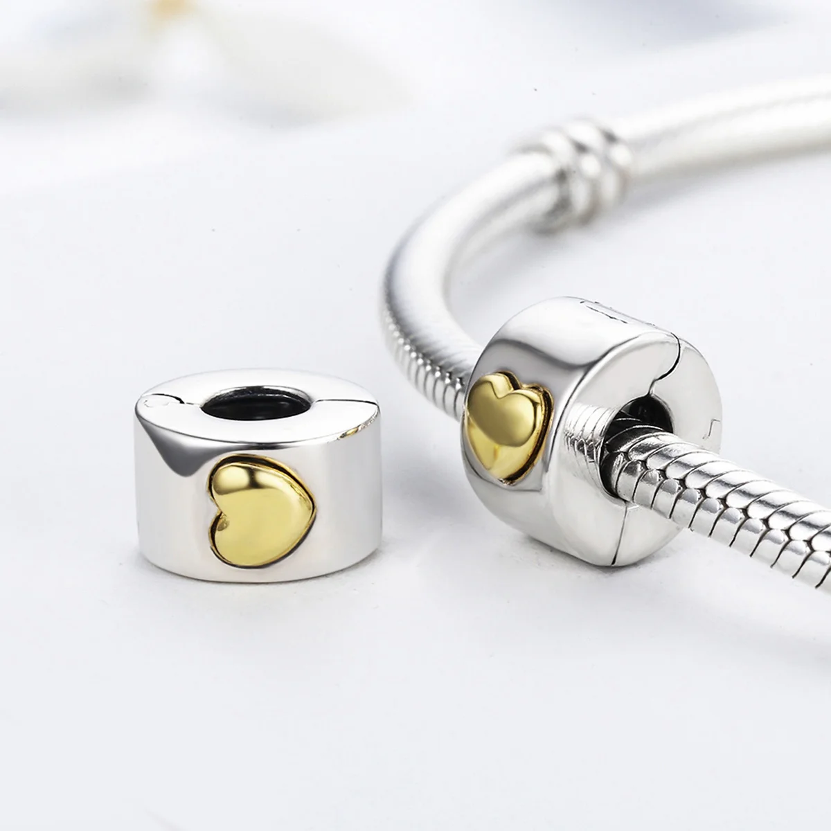 عيد الميلاد 925 الفضة الاسترليني الوردي Pavé كليب سحر سحر الخرز ل الخرز سوار الأصلي النساء المجوهرات DIY هدية