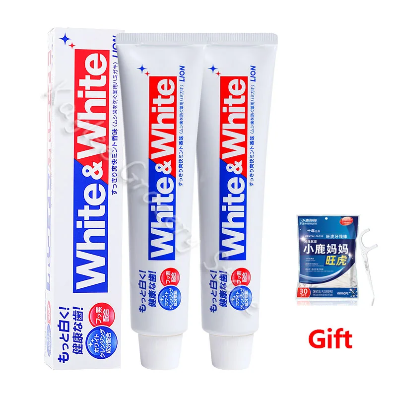 Japan Lion Toothpaste White Dental Whitening Strengthen Teeth Remove Smokers Stains Remove Plaque Whitening Toothpaste 150g