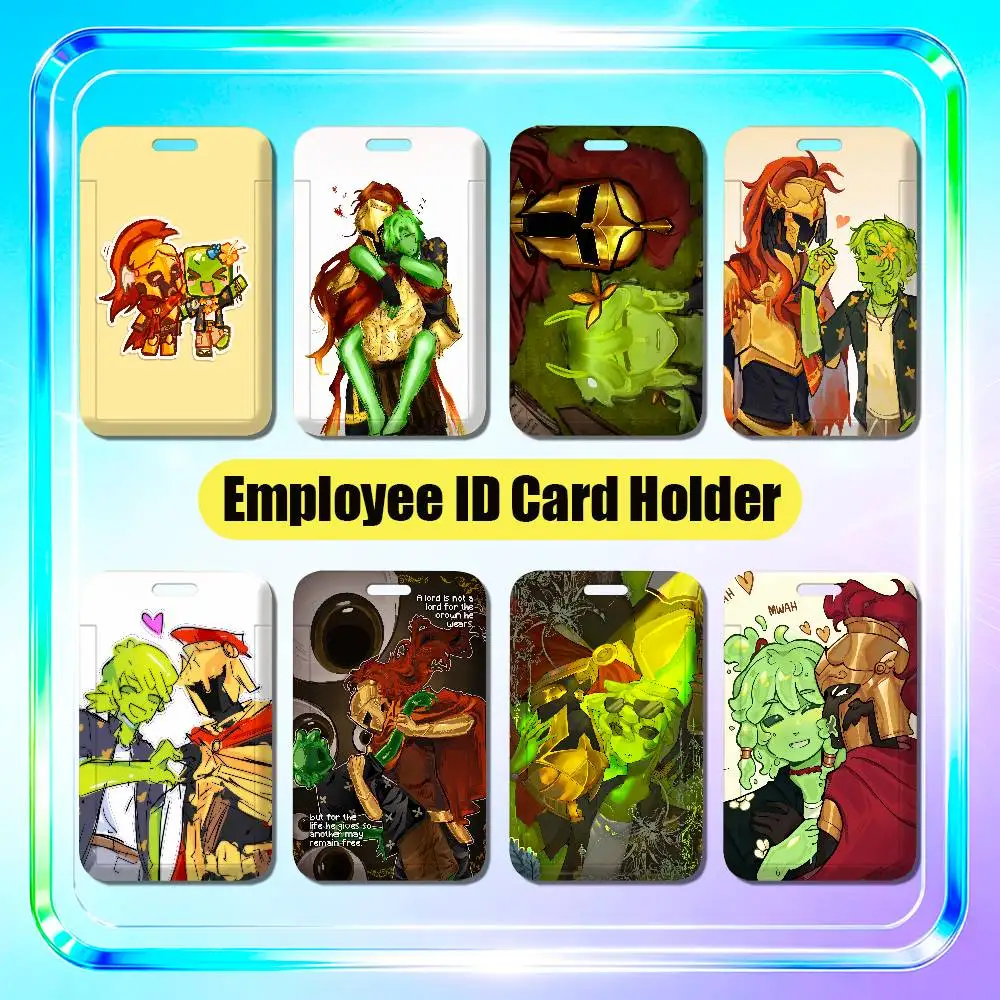 For Averythemayo D3rlord3 Employee ID Card Holder Office Badge Student Bank Work Credit Holders Hard Case Shell