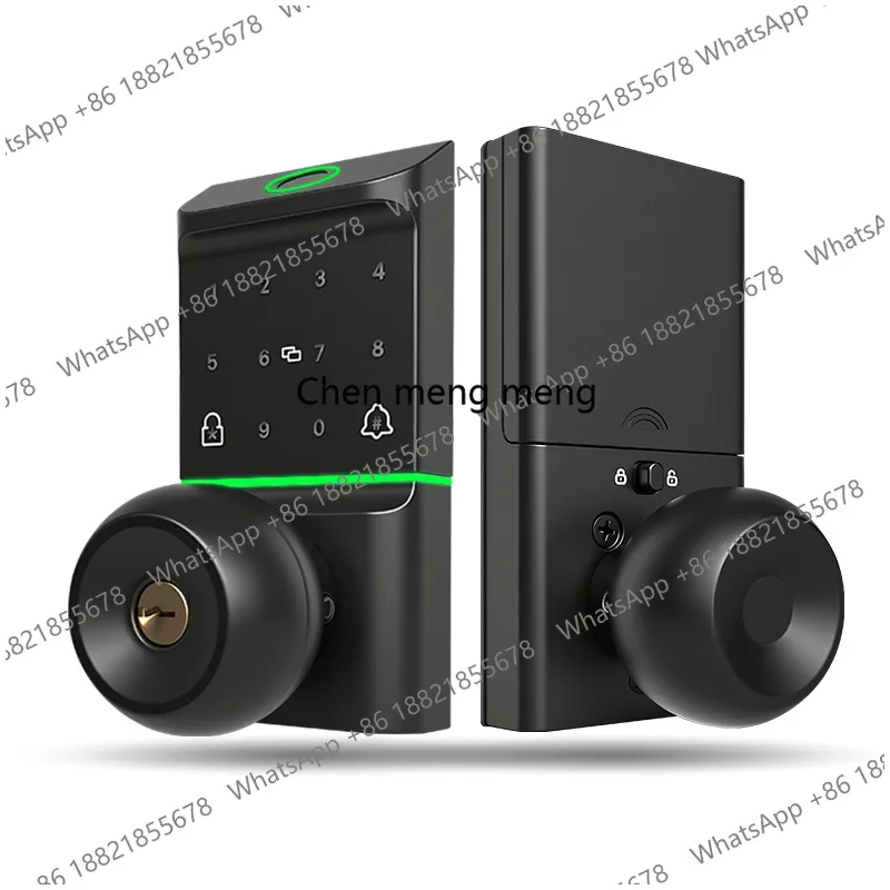 North American smart door lock American standard, stay lock, graffiti, blocking automatic WiFi password