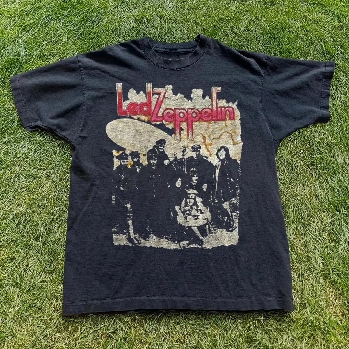 Vintage Vintage Led Zeppelin T Shirt Men Kids Woman Summer Cotton Oversized Loose Breathable Casual Daily Wear Short Sleeve Tops - Aliexpress Deal