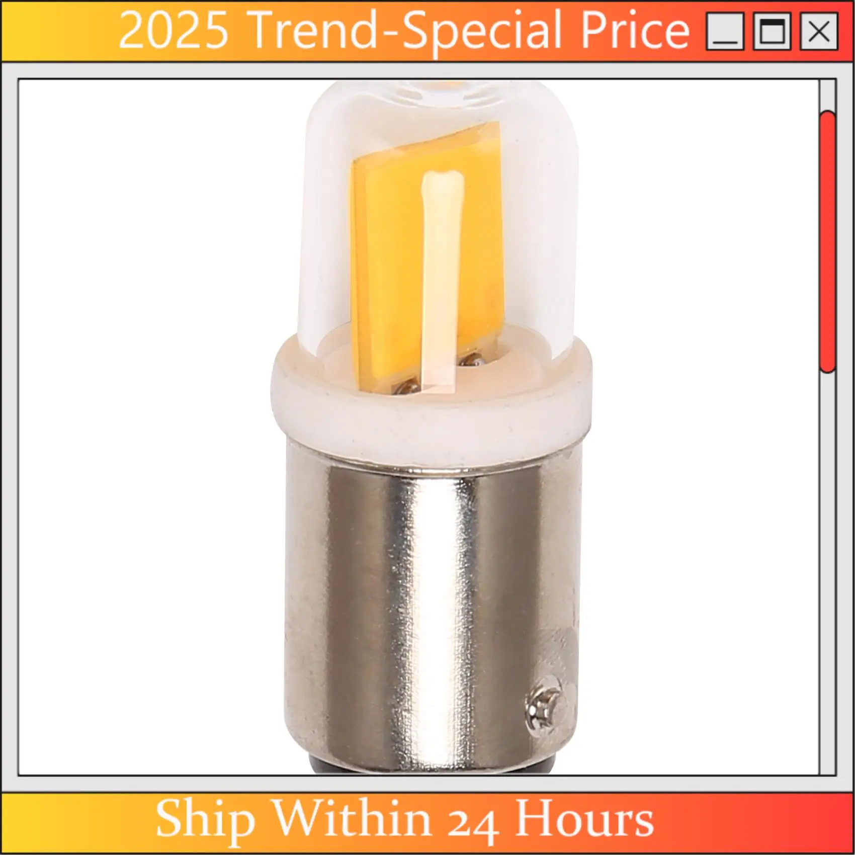 AA64 BA15D Led Light Bulb 3W 110V 220V AC Non-Dimming 300 Lumens COB 1511 Led Lamp White Warm White For Chandelier Sewing Machin