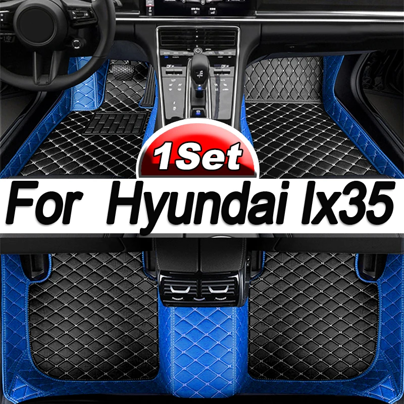 

Пользовательские 3D Автомобильные Коврики для Hyundai Ix35 2018-2023 Elantra 2018-2023 Veloster 2011-2020, аксессуары для интерьера из искусственной кожи