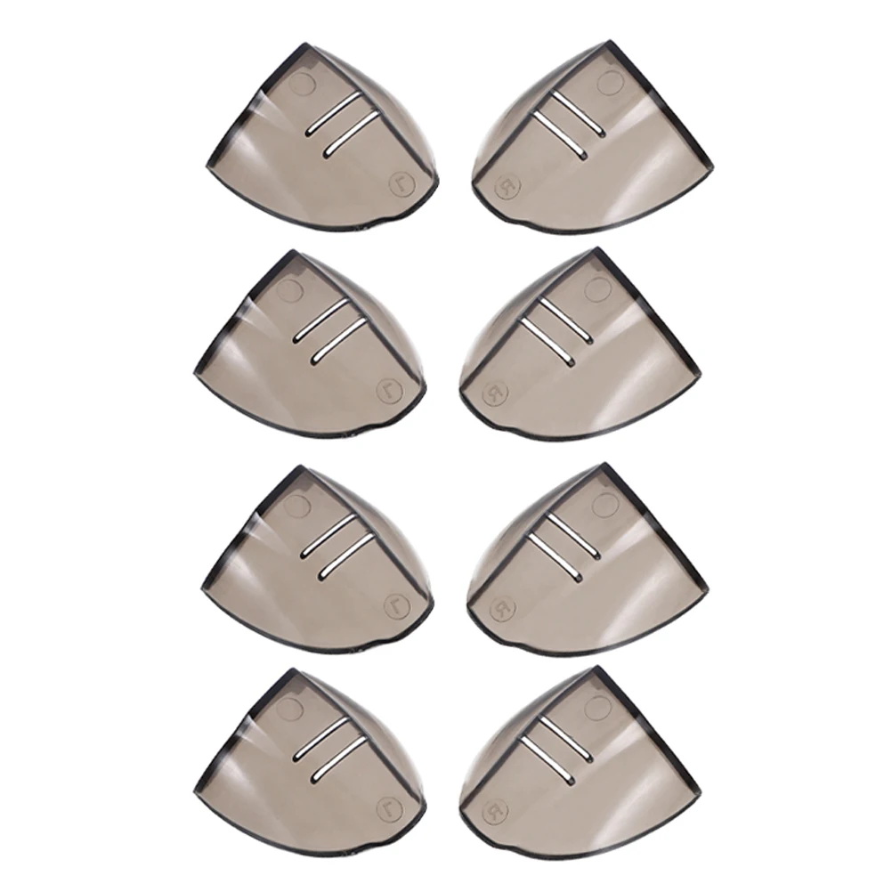 

4 Pairs 17mm Brown Large Glasses Side Shield Tpu Eyeglasses Protector Accessories Anti Wind Splash Proof Durable