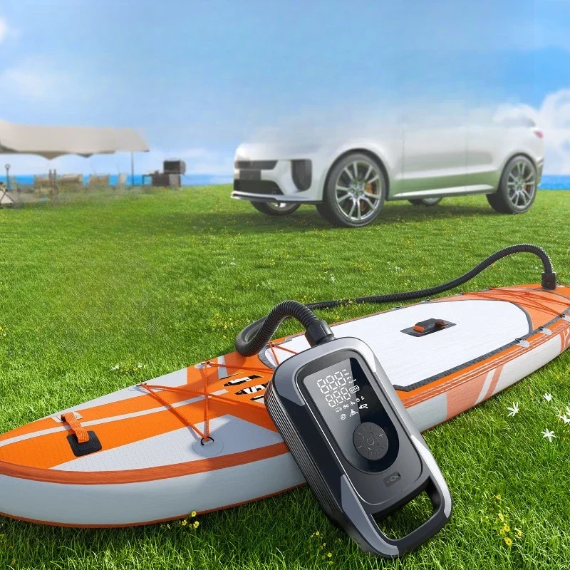 Pulp board inflatable pump, rubber boat tent, outdoor camping electric pump, pumping and charging dual-purpose multi-function
