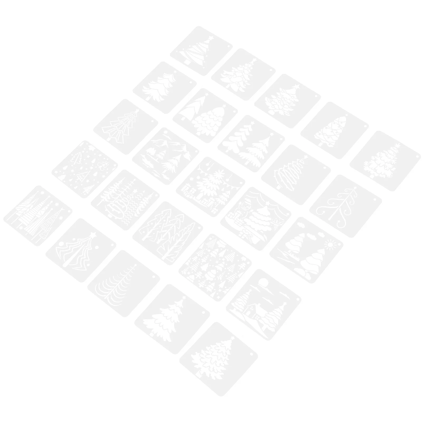 

25pcs 25 Children's Hand Portable Templates Craft Accessories Projects Multi Purpose Graffiti Supplies\ Revised Title:\