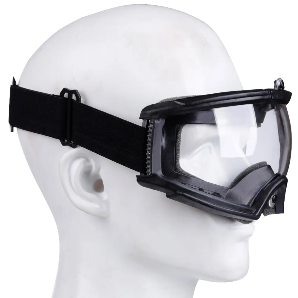 Shooting Glasses Goggles Eyewear Black Color Boys Girls CS PC Lens ABS Material Long Term Use