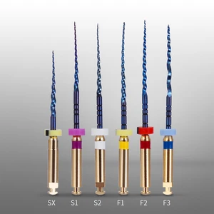 AZDNE heat activated rotary files, endodontic files, dentistry instruments, root canal use, rotary file, 25mm, 6 units per package 10 Main Sales Rotary Lima - №7