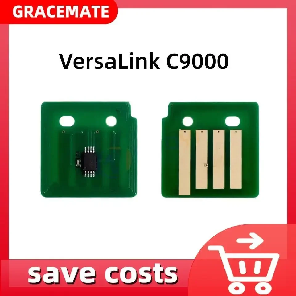 4PCS for Xerox VersaLink C9000 Toner Chip 106R04081 106R04078 106R04079 106R04080 High Capacity WEU Europe Photocopier Chips