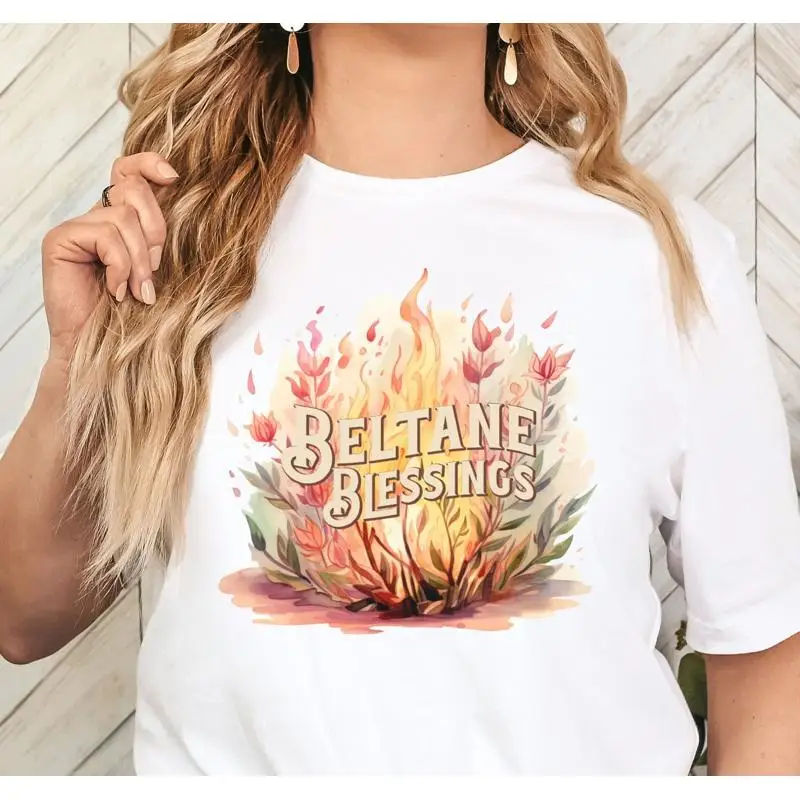 

Beltane T Shirt Pagan Holiday Seasonal Witch Wheel Of The Year Wiccan Fire Festival For Pagans