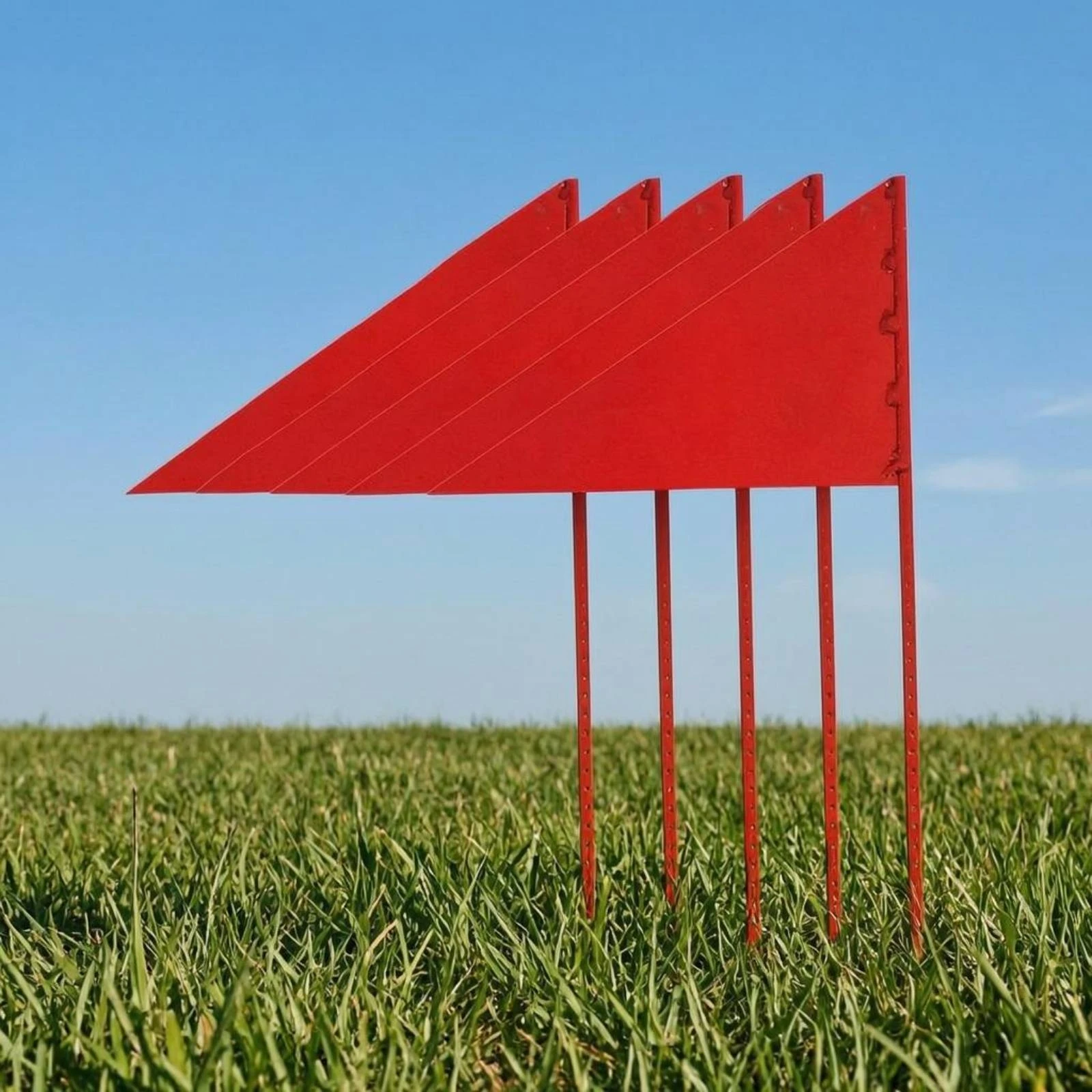 5 Pieces Triangular Flag Simple Sports Marker