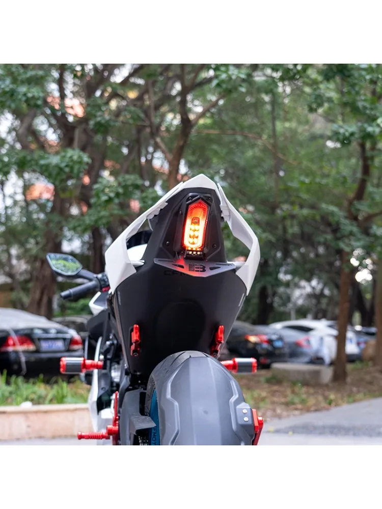 AOTWTR Motorfiets Aluminium Kentekenplaat Beugel Voor CFMOTO 675SR-R 675NK 675SSS Motorfiets Achter Kuip Accessoires - afbeelding 2