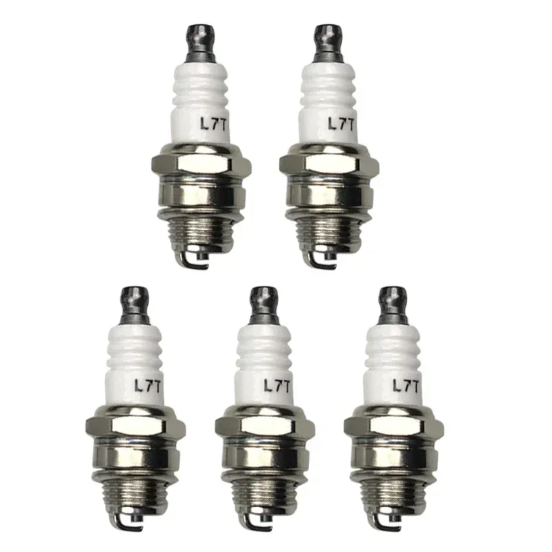 5Pcs Spark Plug Fit for L7T BM6A BPMR7A RCJ6Y RCJ7Y WSR5F 33cc-49cc Trimmer Blower Replacements