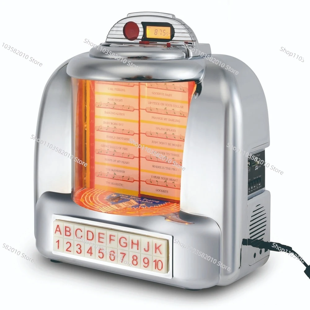 JSY-FP-A01 Mini Desktop Jukebox True Jukebox Feature with Radio USB SD Playback & Bluetooth Consumer Electronics