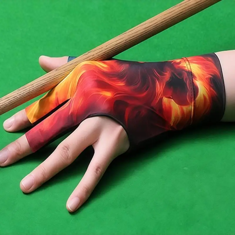 Professional Billiard Gloves Flexible Nylon Fabric For Left Handed Users Y166